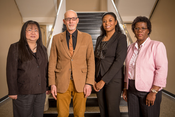 Chris Aubry, Ann Legall, Gina Hsu and Princess White.AGNR FacultyUniversity of MarylandCollege Park, MD