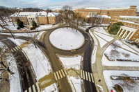 Campus in snow 2015