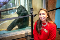 Bailey Clark at the National Zoo in Washington DC Nov 18, 2019