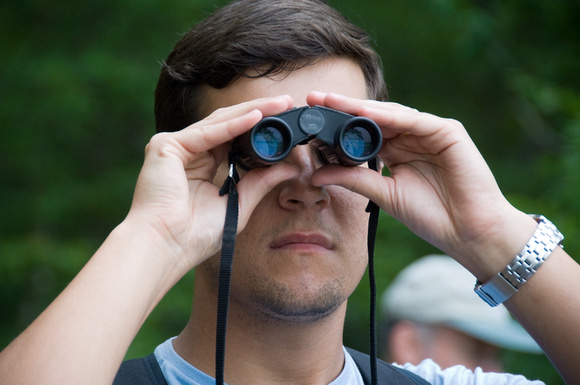 Students from Brazil visit Jug Bay Wildlife Sanctuary with Dr. Lowell Adams ENST